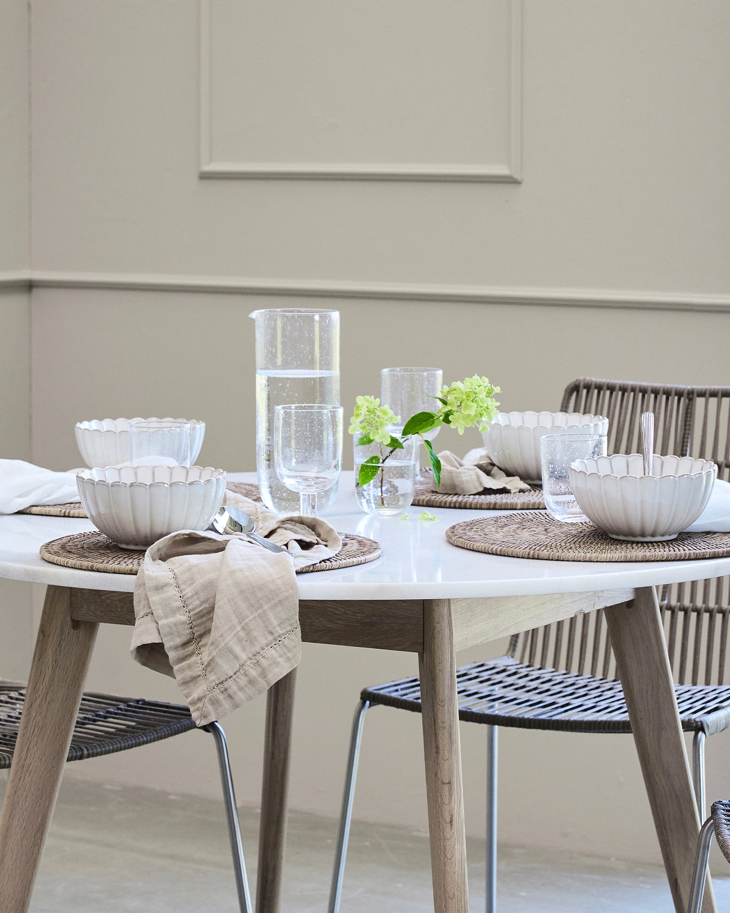 Set 6 bicchieri in vetro soffiati a bocca Daphne