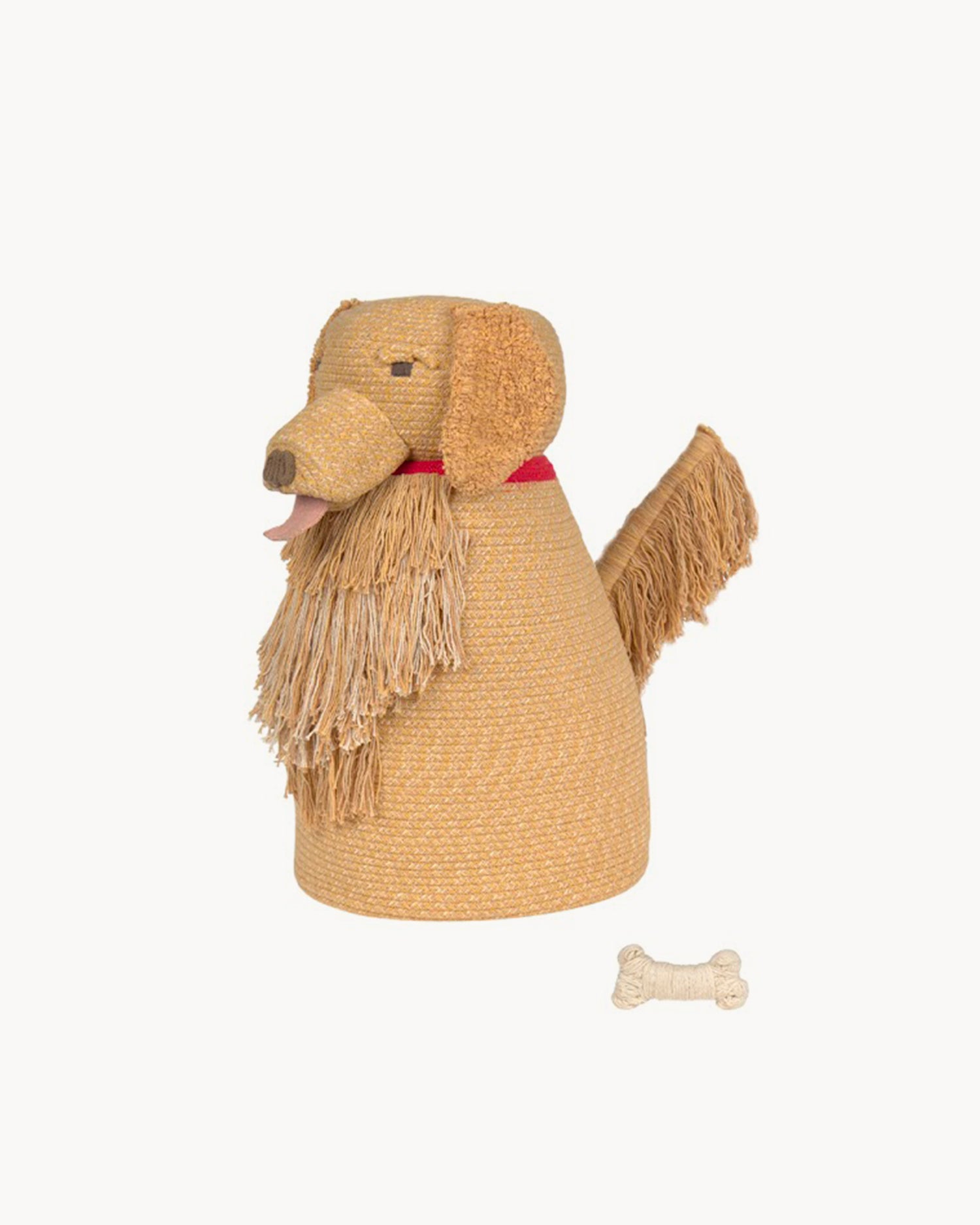 Cesto con coperchio realizzato a mano Luna