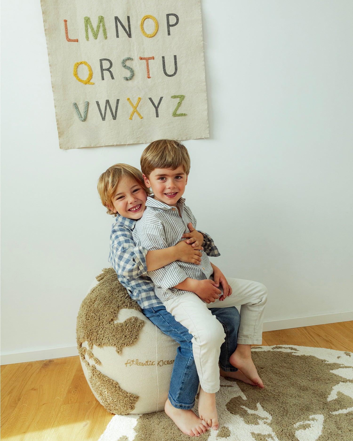 Decorazione da parete realizzata a mano ABC