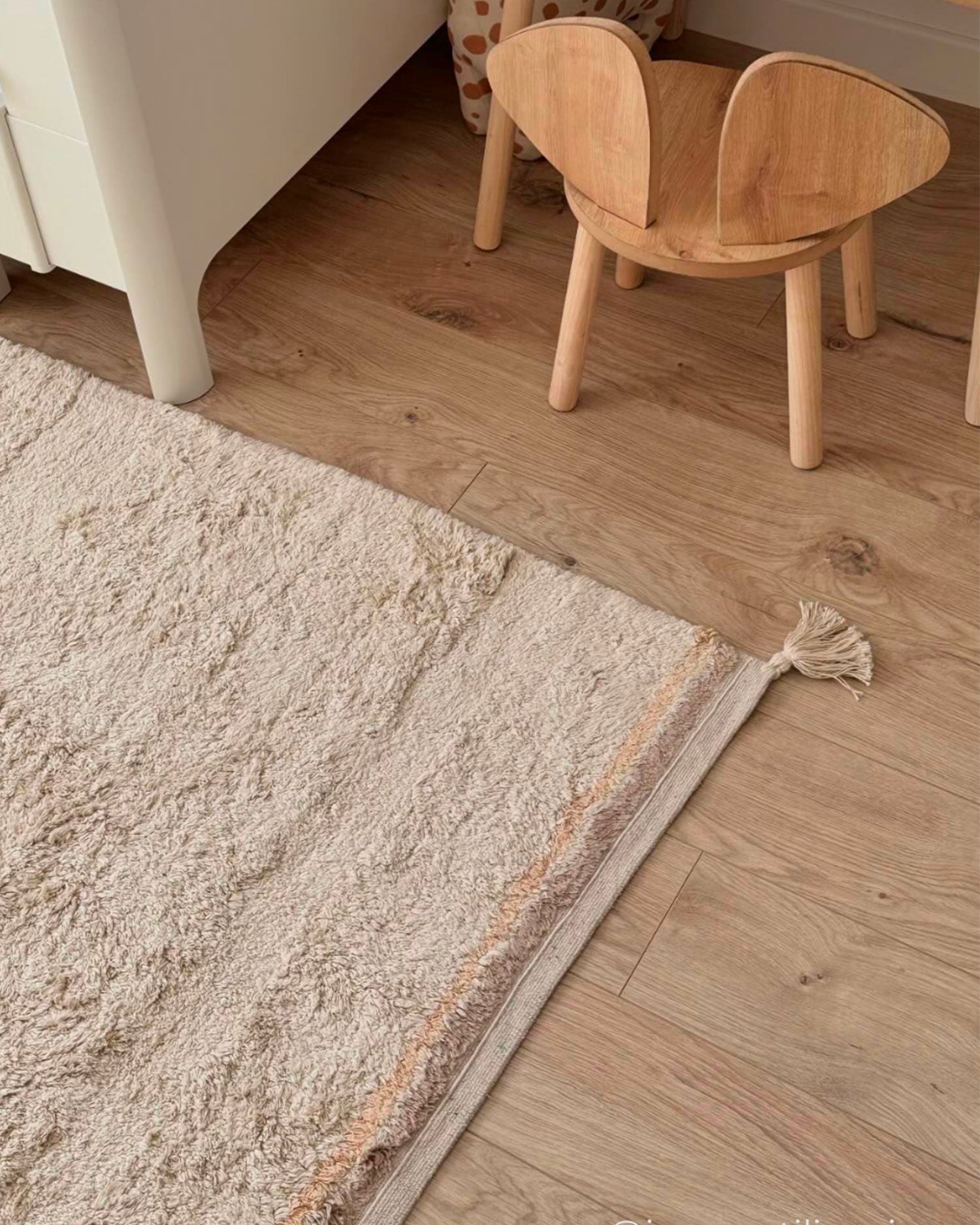 Tappeto lavabile in cotone realizzato a mano Bloom