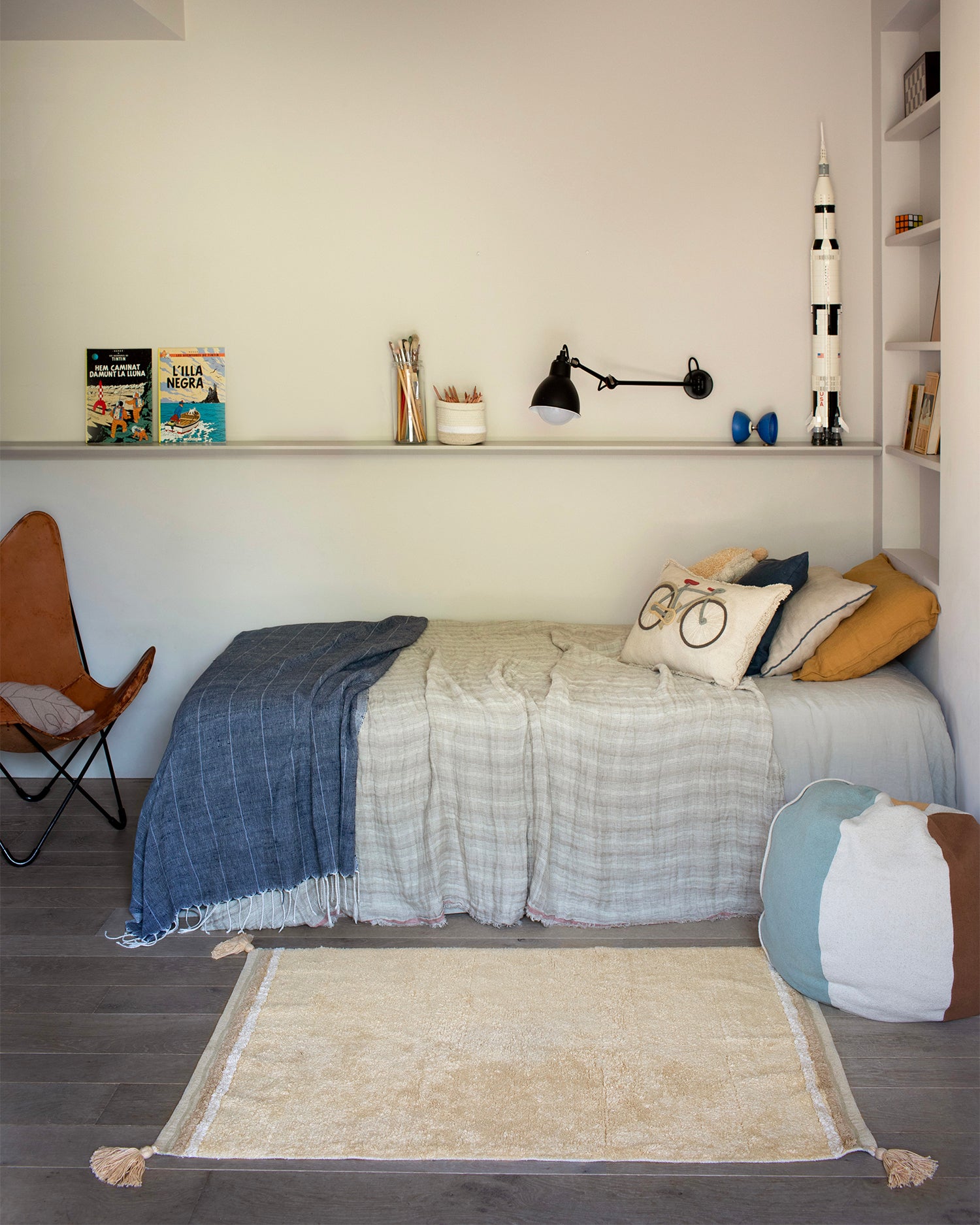 Tappeto lavabile in cotone realizzato a mano Bloom