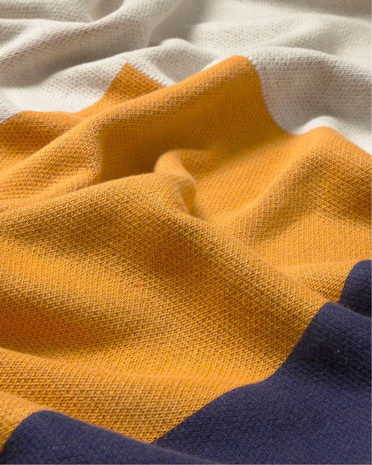 Coperta in cotone lavorata a maglia Color Composition