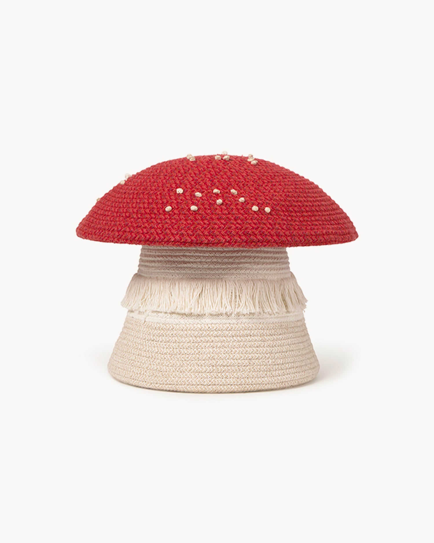 Cesto con coperchio realizzato a mano Big Mushroom