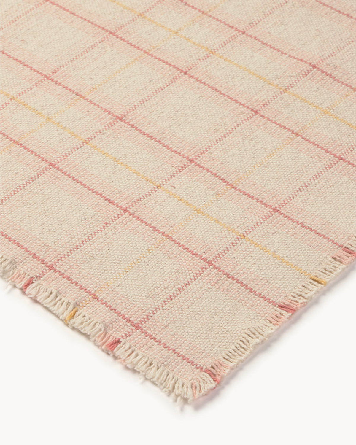 Coperta in cotone realizzata a mano Tartan