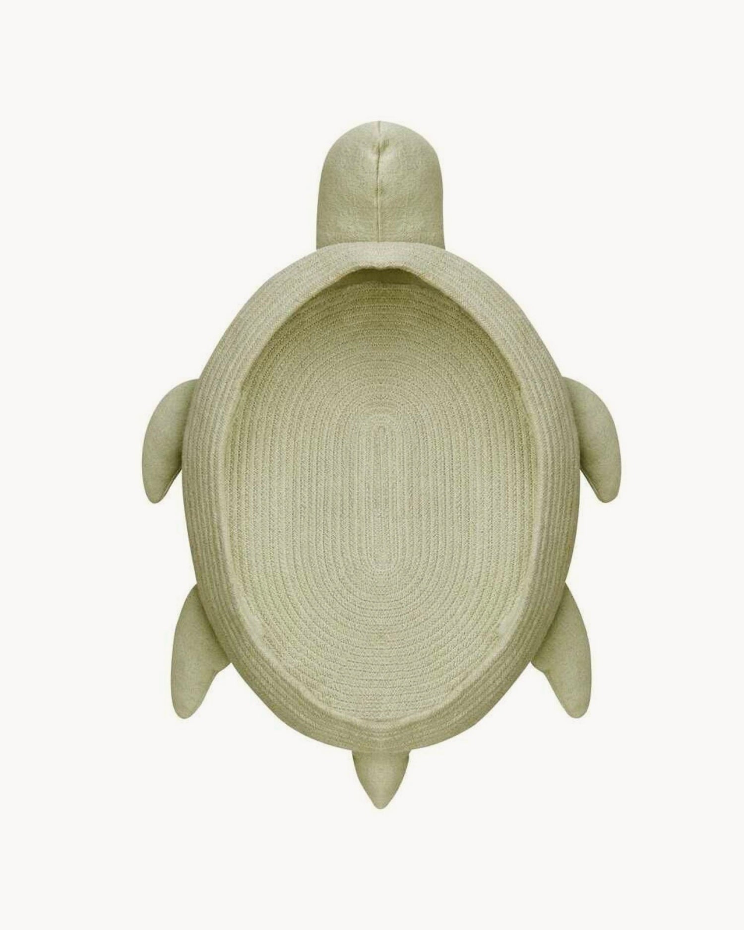 Cesto grande con coperchio realizzato a mano Mama Turtle