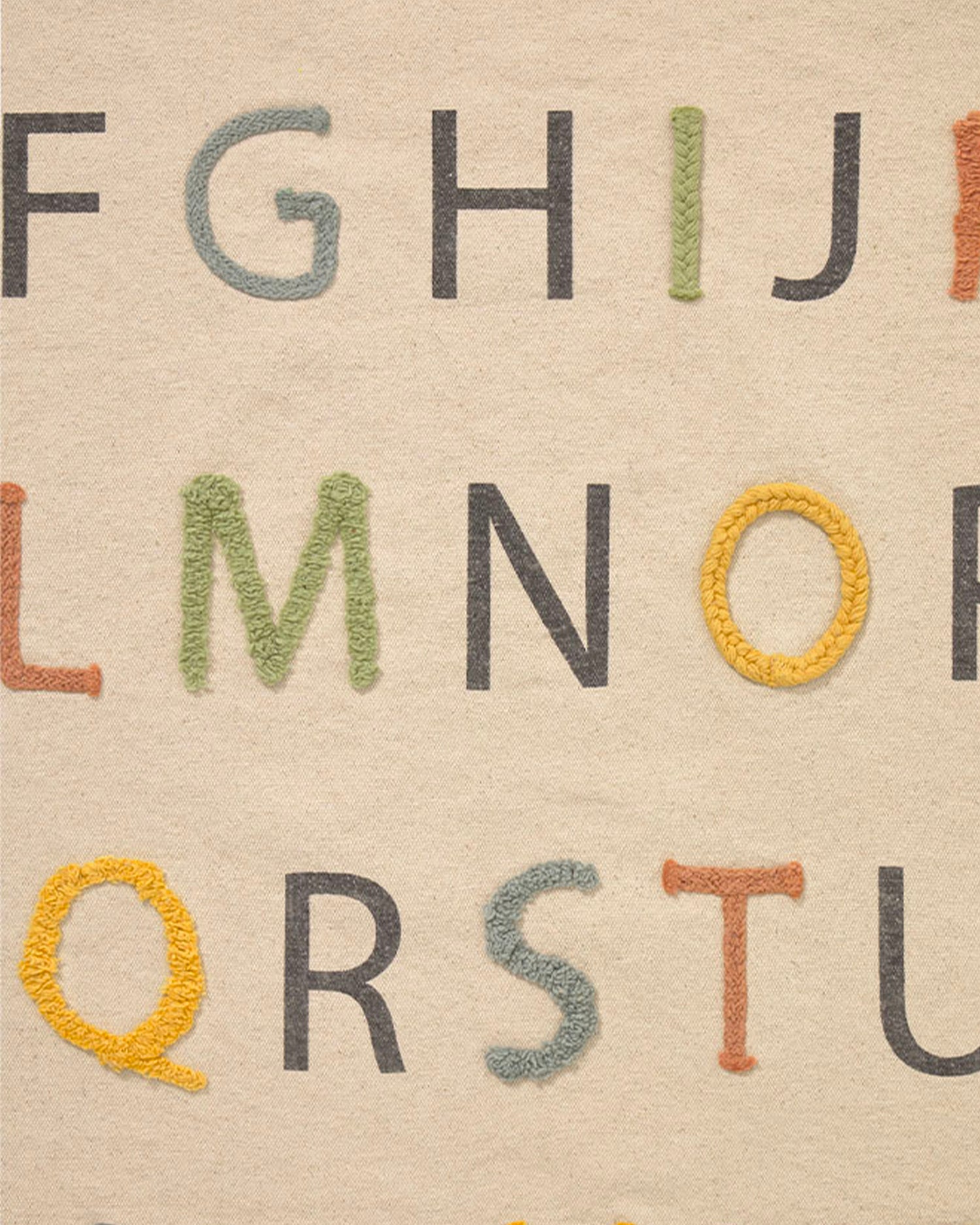 Decorazione da parete realizzata a mano ABC