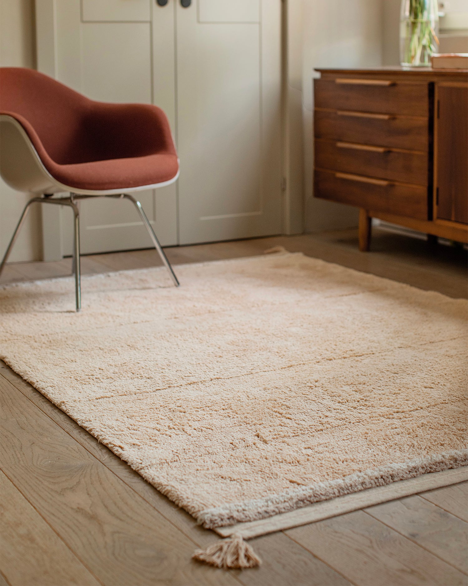 Tappeto lavabile in cotone realizzato a mano Bloom