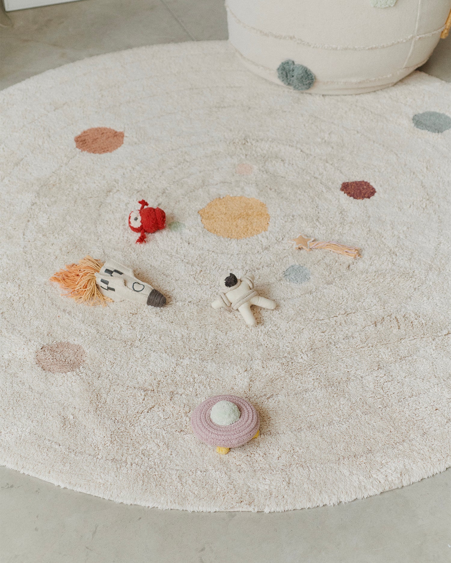 Tappeto lavabile da gioco in cotone Solar System