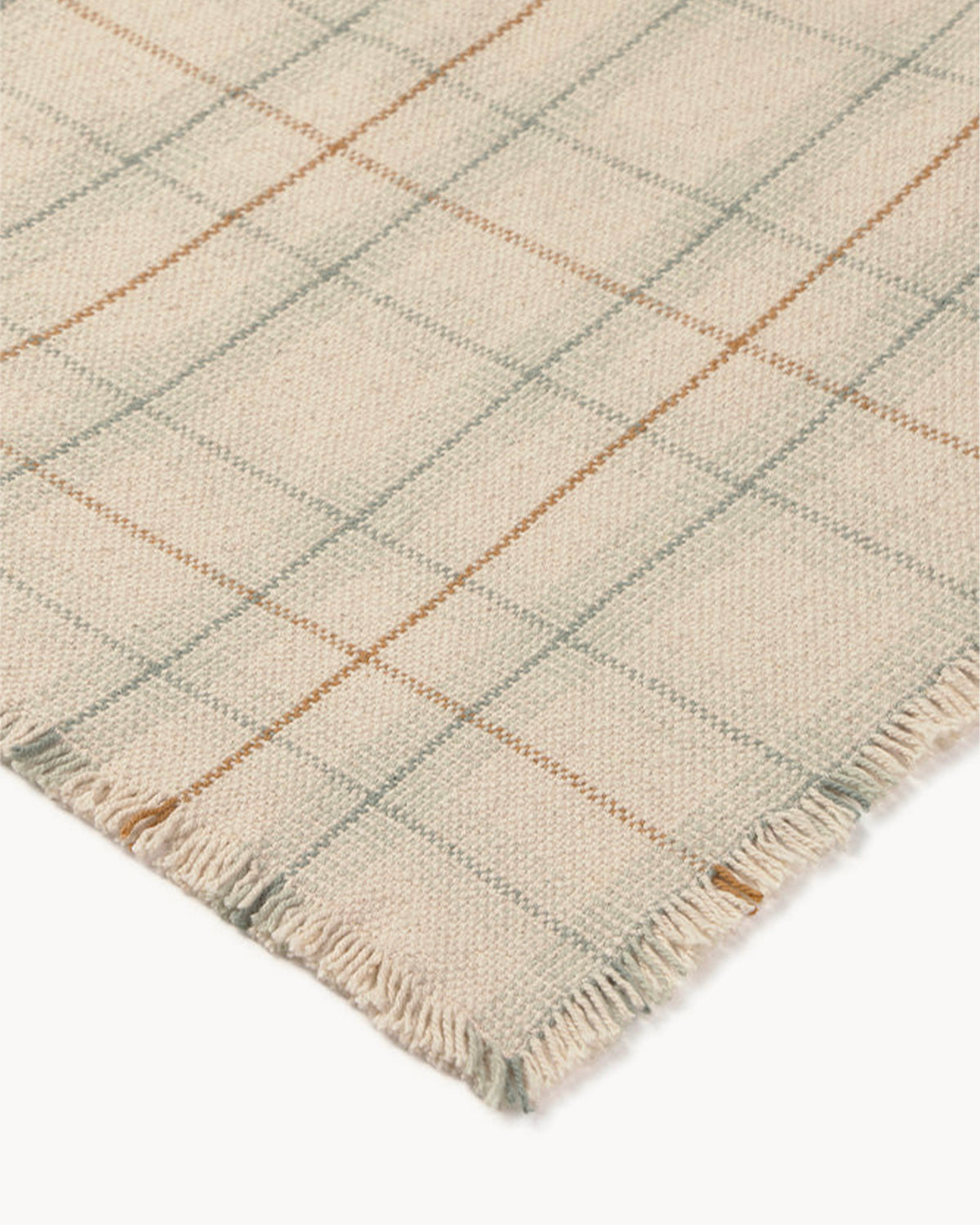 Coperta in cotone realizzata a mano Tartan