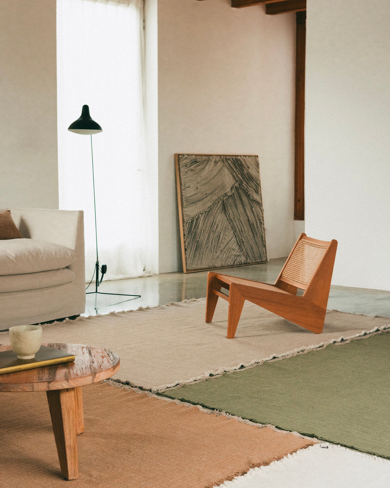 Tappeto in cotone realizzato a mano Handloom