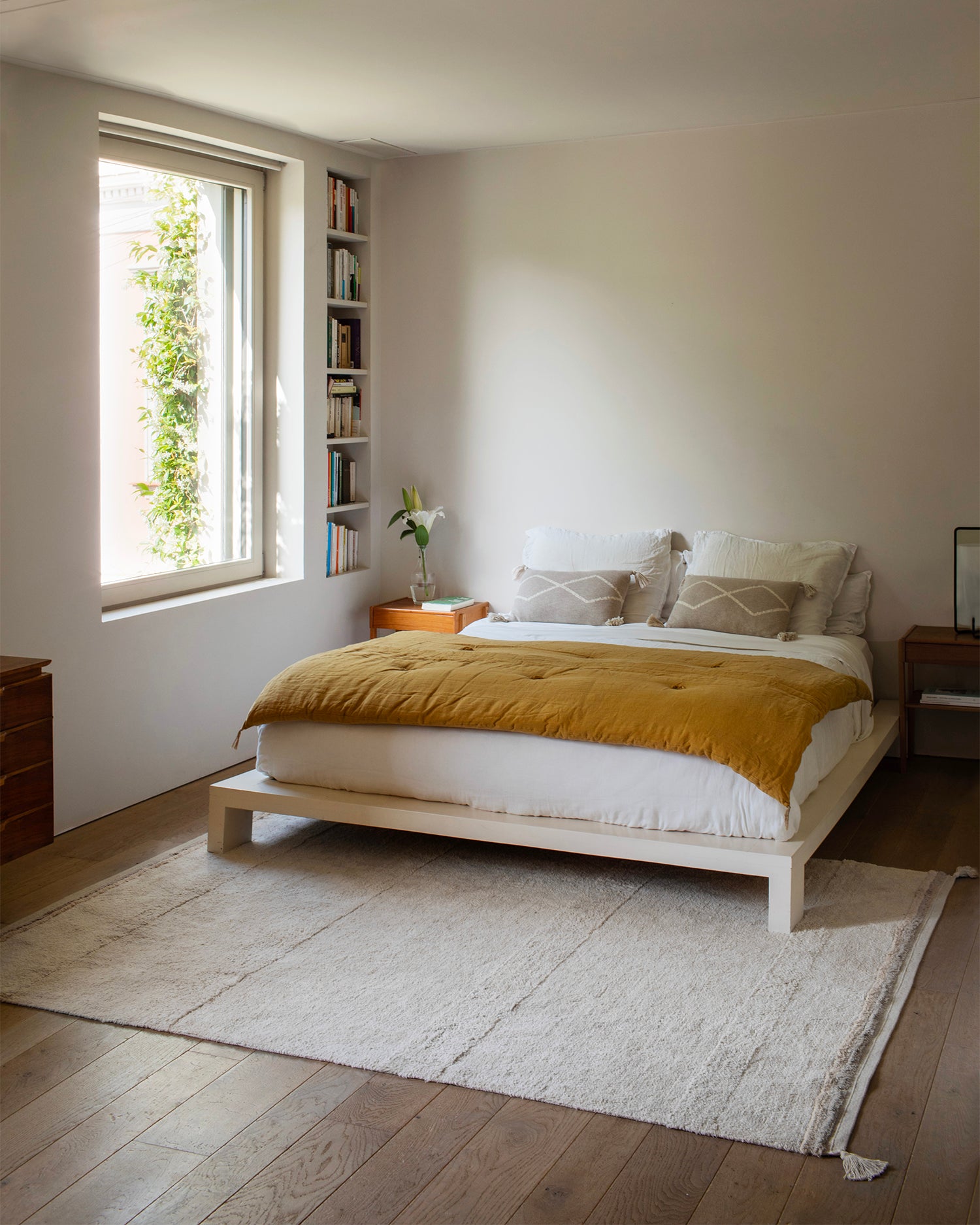 Tappeto lavabile in cotone realizzato a mano Bloom