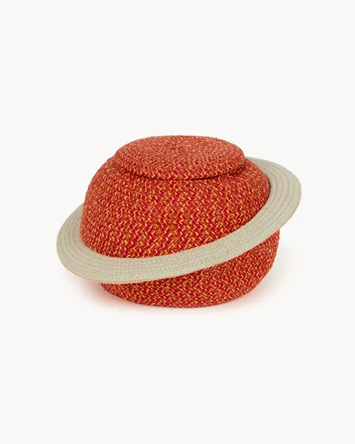 Cesto con coperchio realizzato a mano Saturn