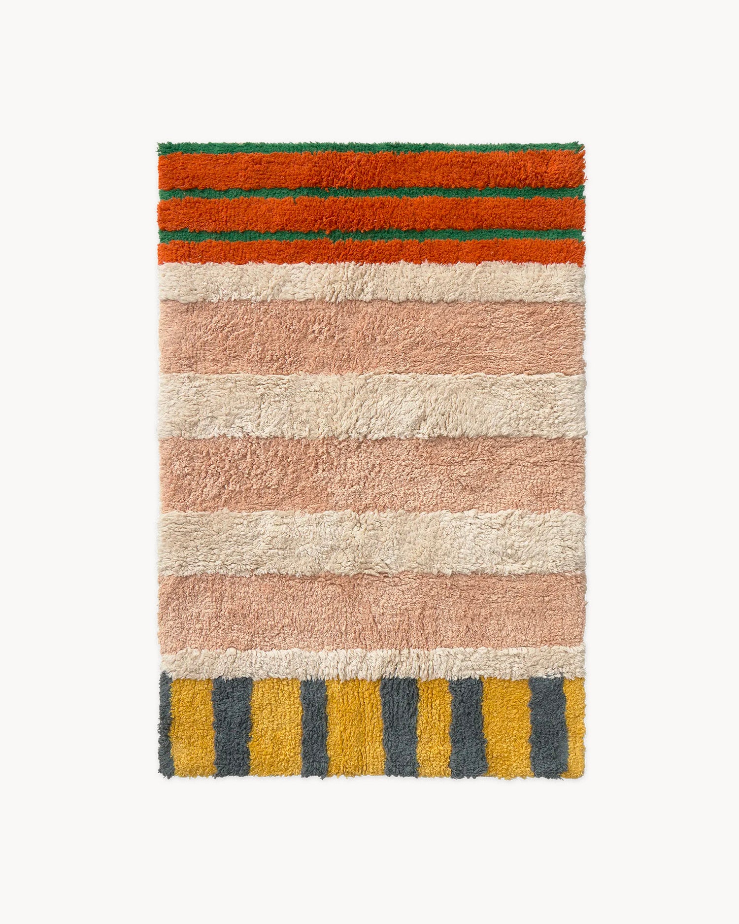 Tappeto lavabile in cotone realizzato a mano Color on