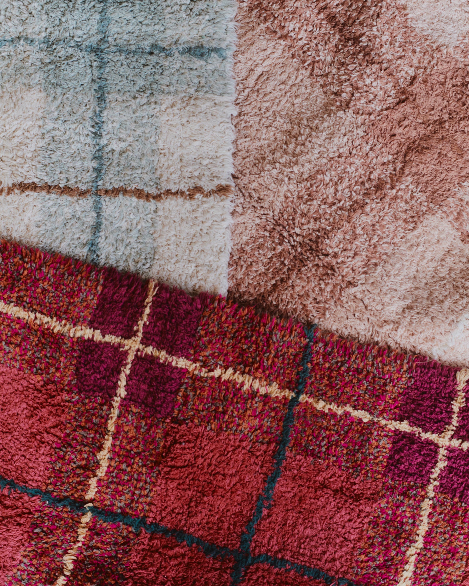 Tappeto lavabile in cotone realizzato a mano Tartan