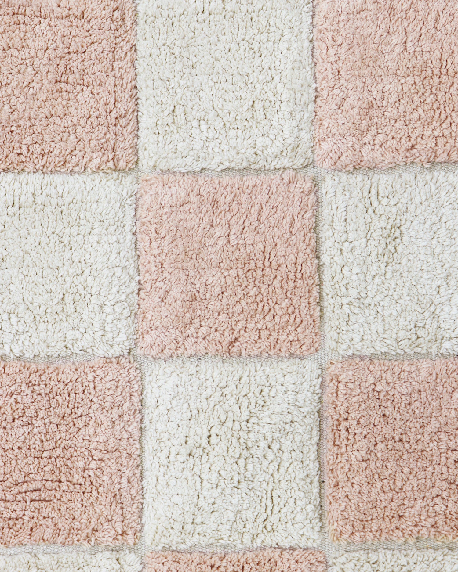 Tappeto lavabile in cotone realizzato a mano Tiles