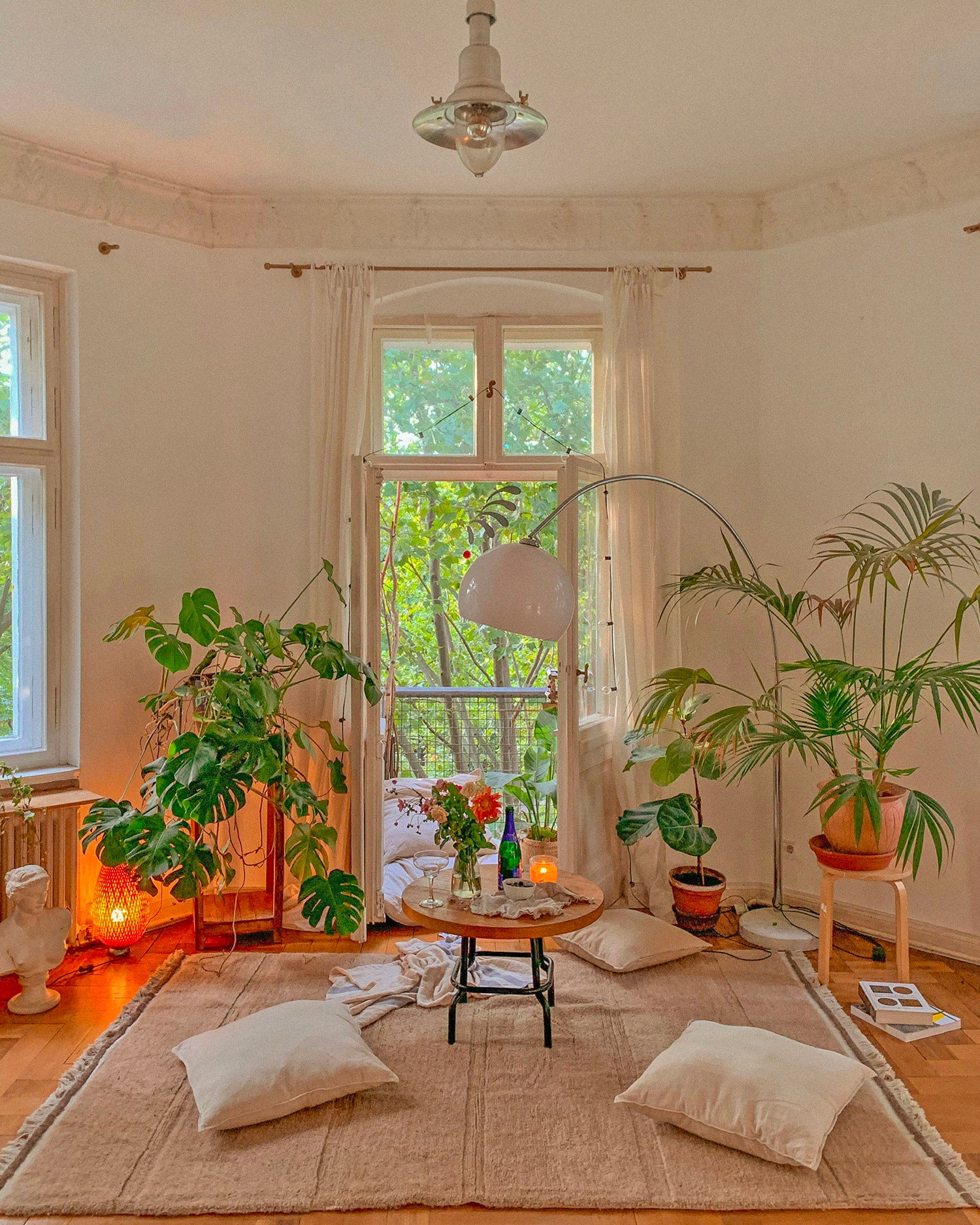 Tappeto lavabile in lana realizzato a mano Steppe