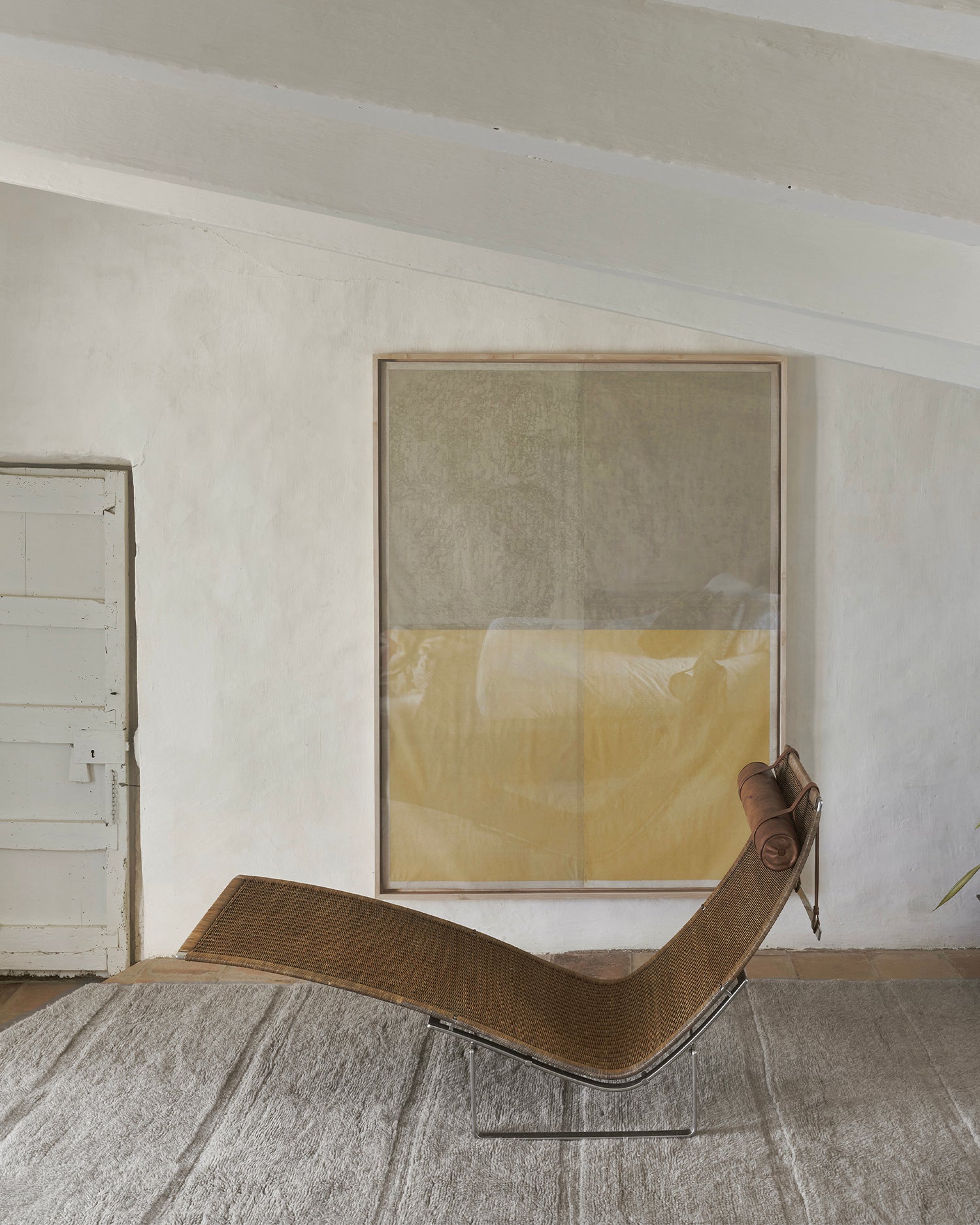 Tappeto lavabile in lana realizzato a mano Steppe