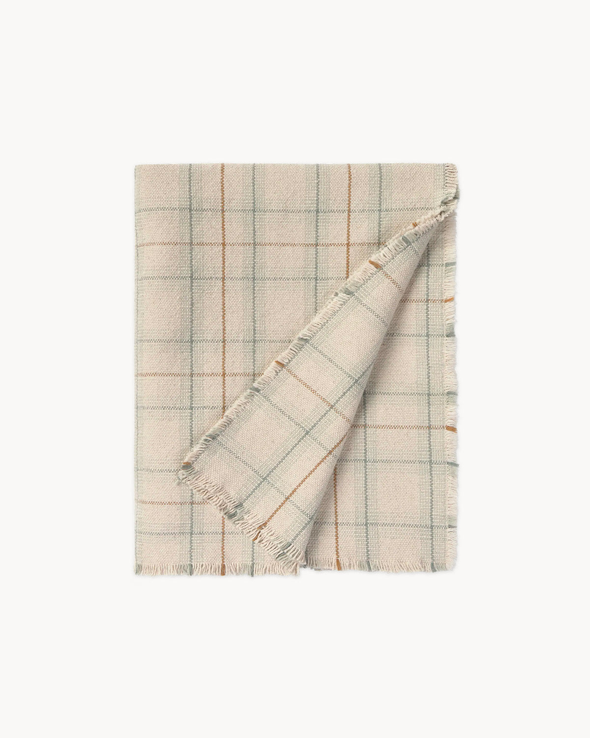Coperta in cotone realizzata a mano Tartan