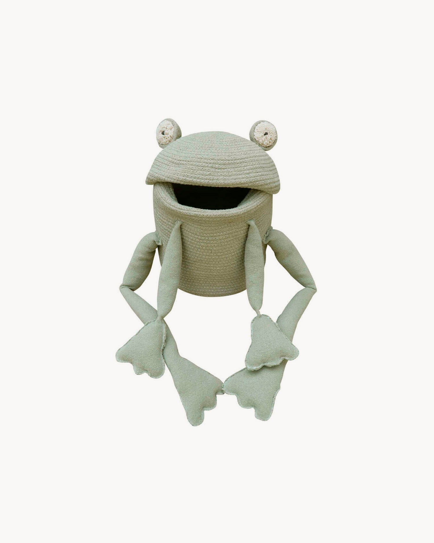 Cesto con coperchio realizzato a mano Fred the Frog