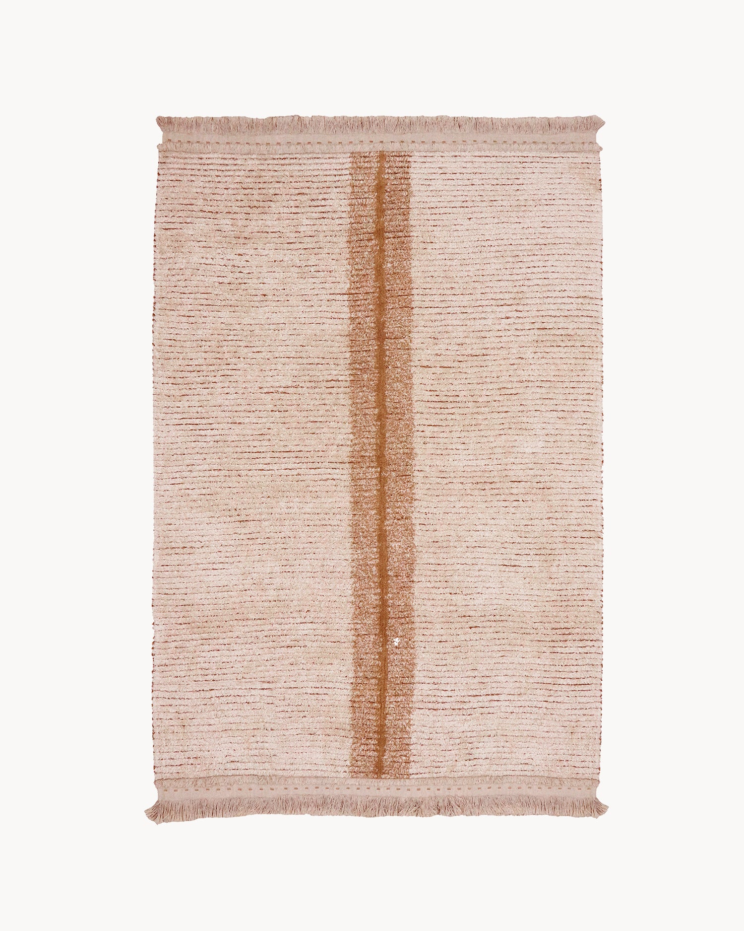 Tappeto lavabile in cotone realizzato a mano Duetto