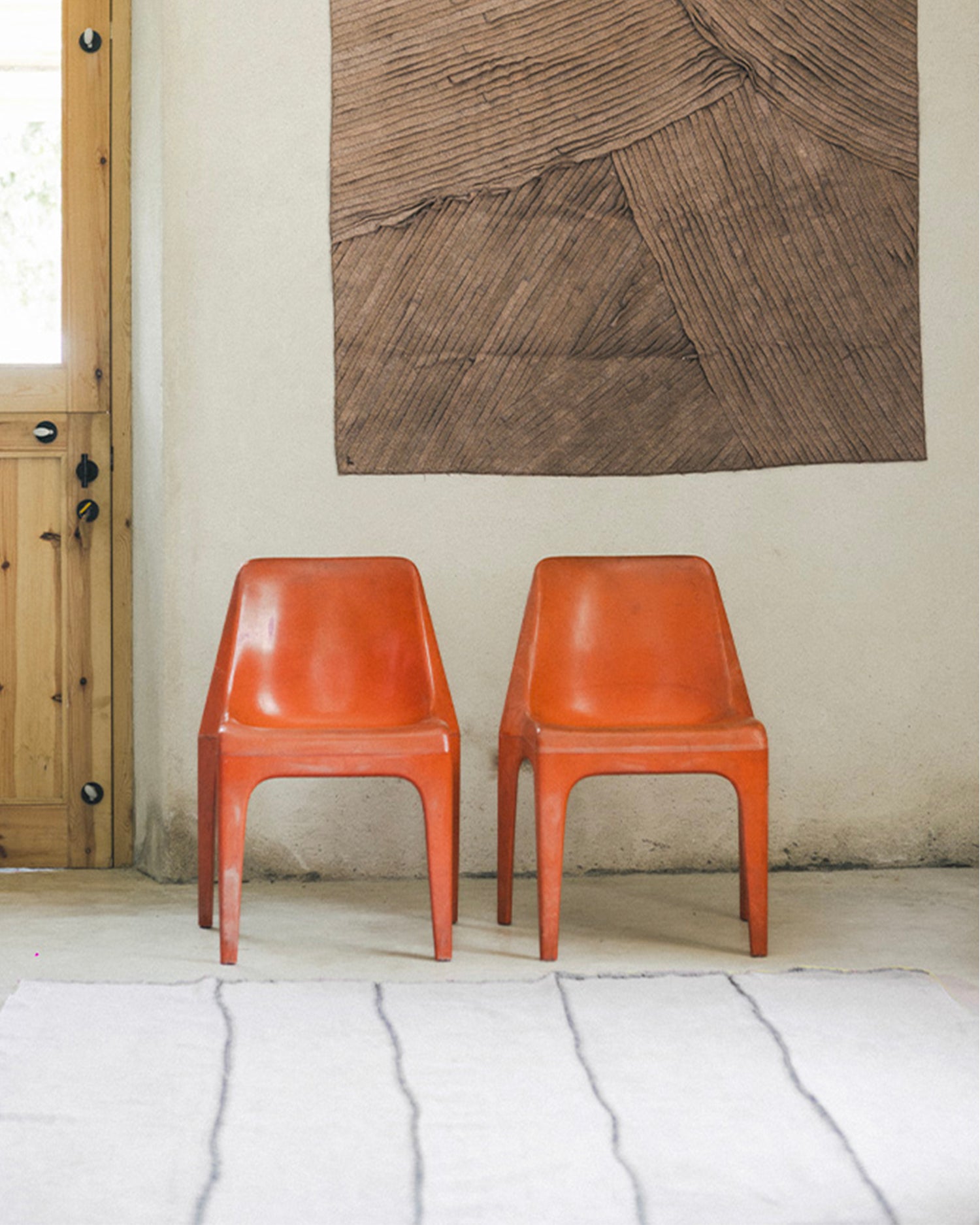 Tappeto lavabile in cotone realizzato a mano Stonewashed