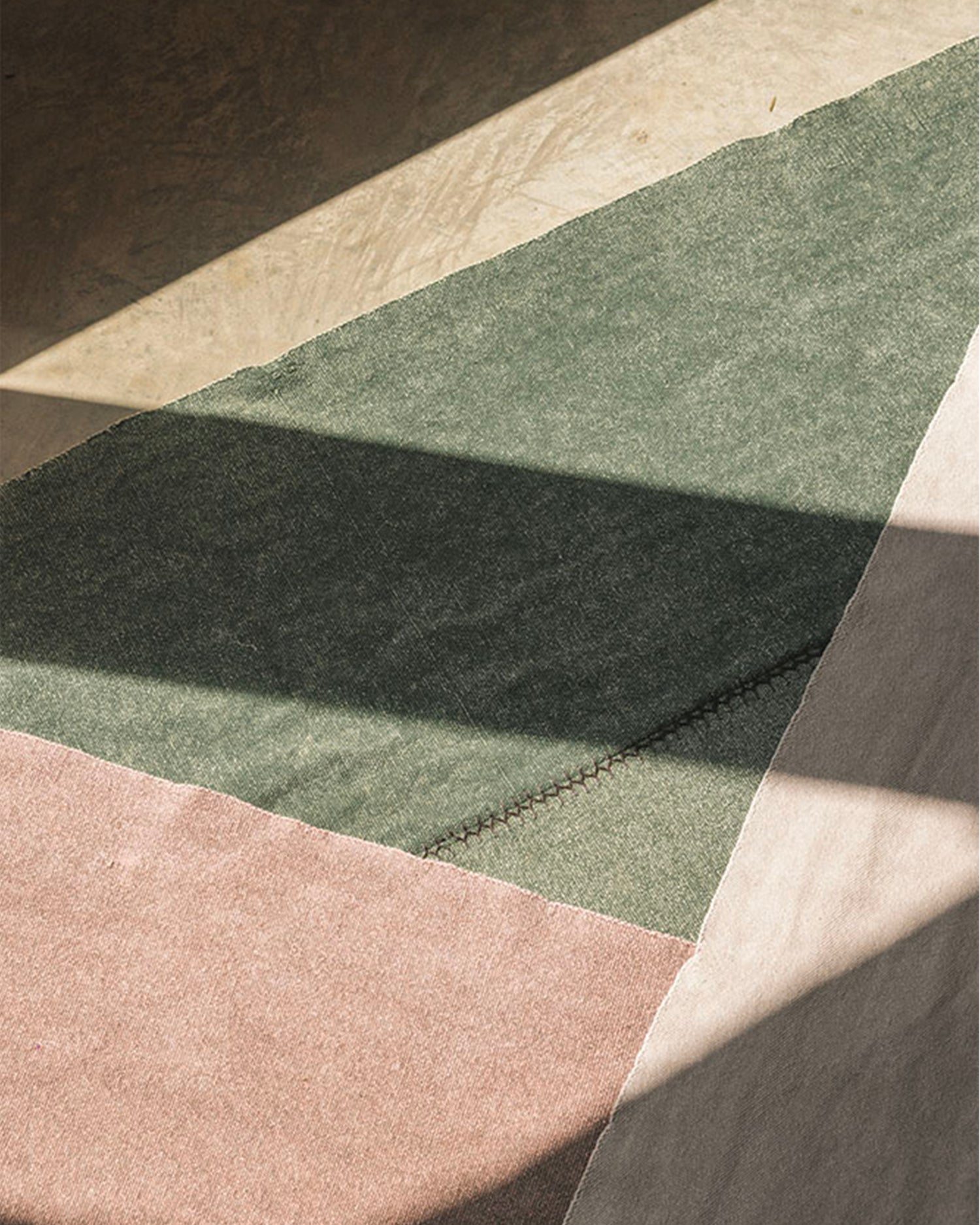 Tappeto lavabile in cotone realizzato a mano Stonewashed