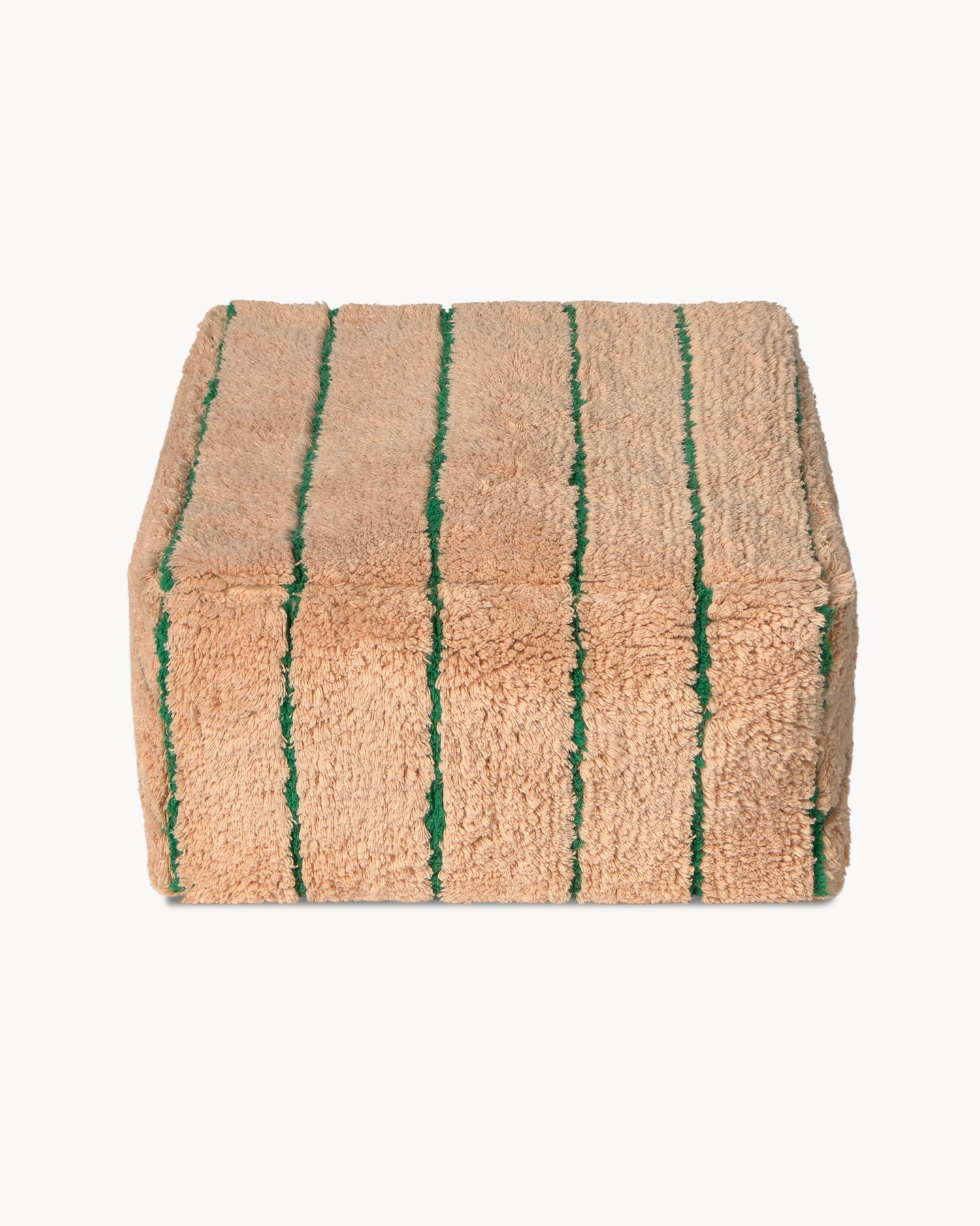 Pouf in cotone realizzato a mano Lines