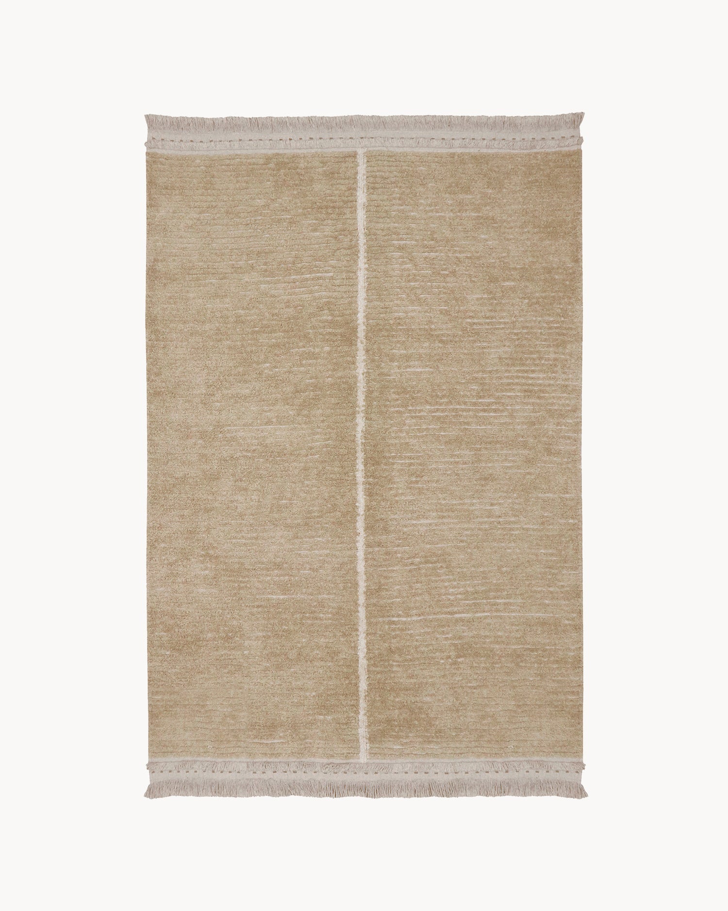 Tappeto lavabile in cotone realizzato a mano Duetto