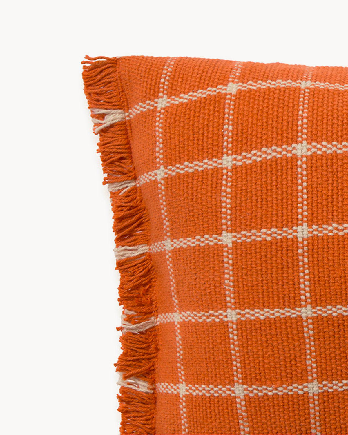 Cuscino intrecciato a mano Geo Block