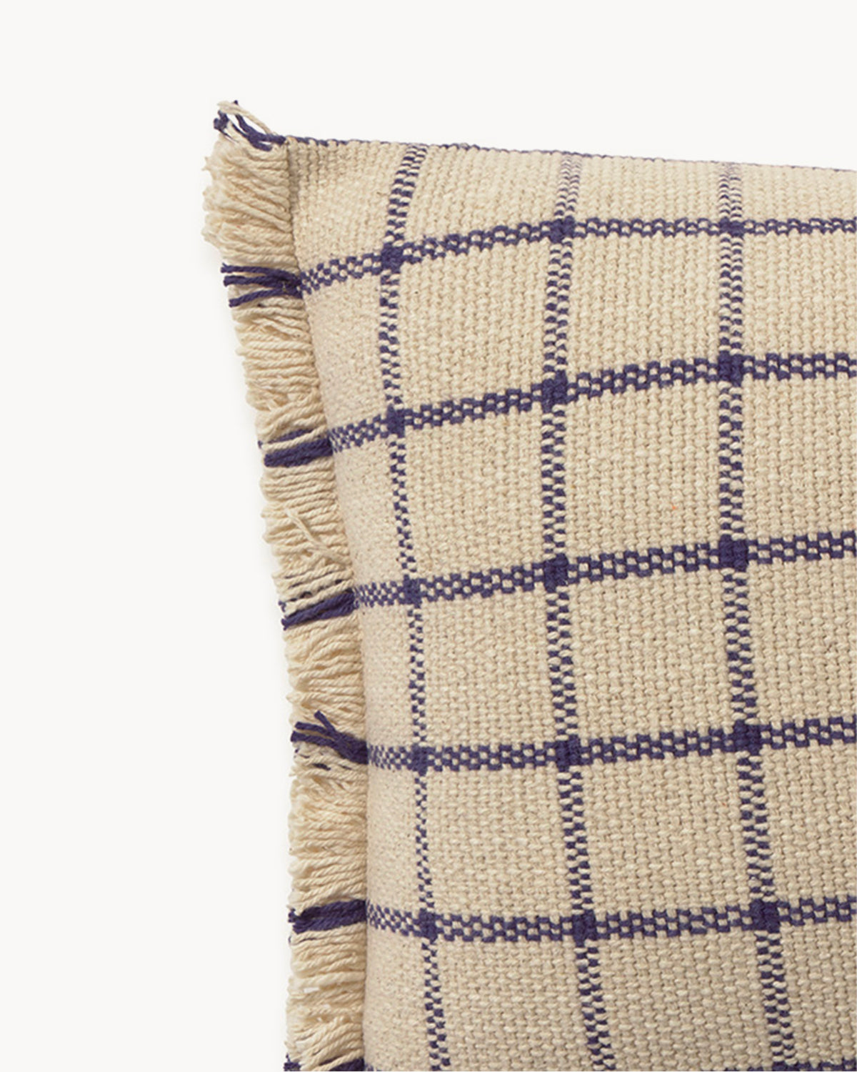 Cuscino intrecciato a mano Geo Block