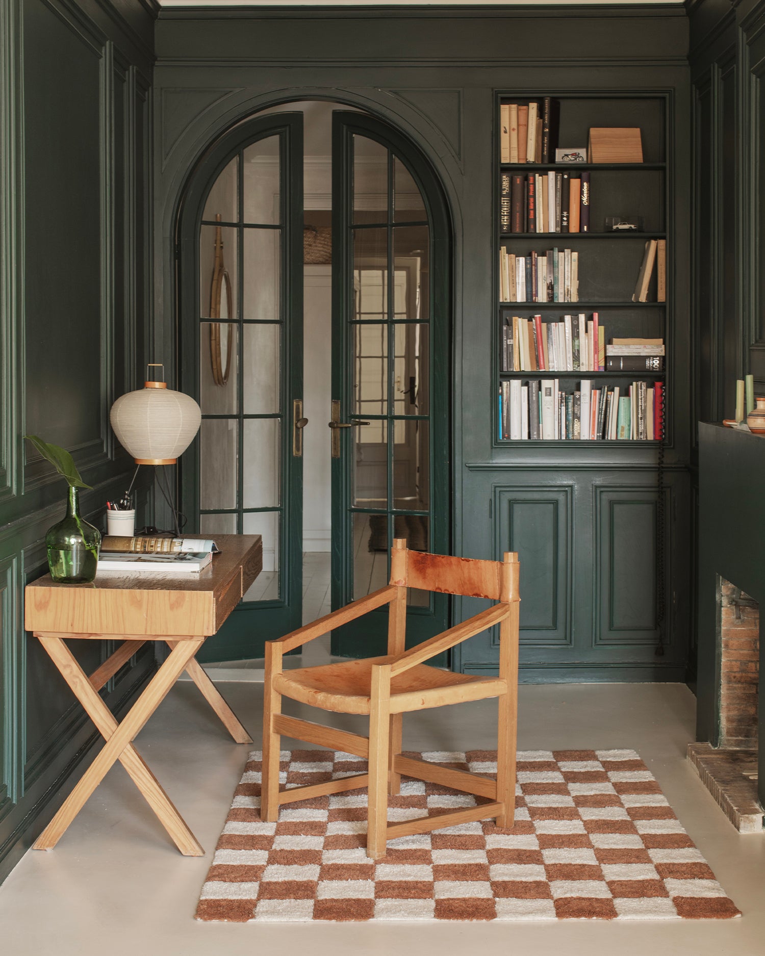 Tappeto lavabile in cotone realizzato a mano Tiles