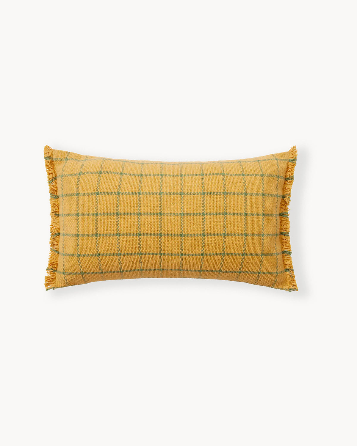Cuscino intrecciato a mano Geo Block