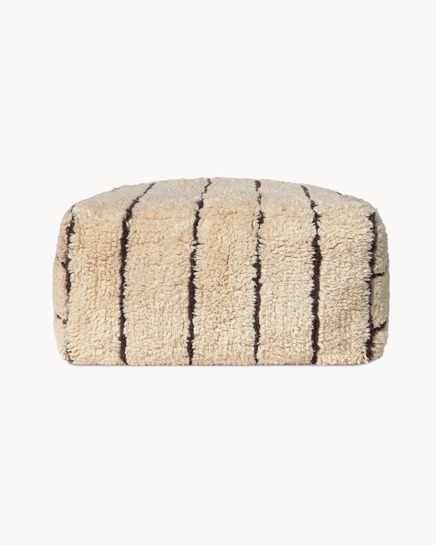 Pouf in cotone realizzato a mano Lines