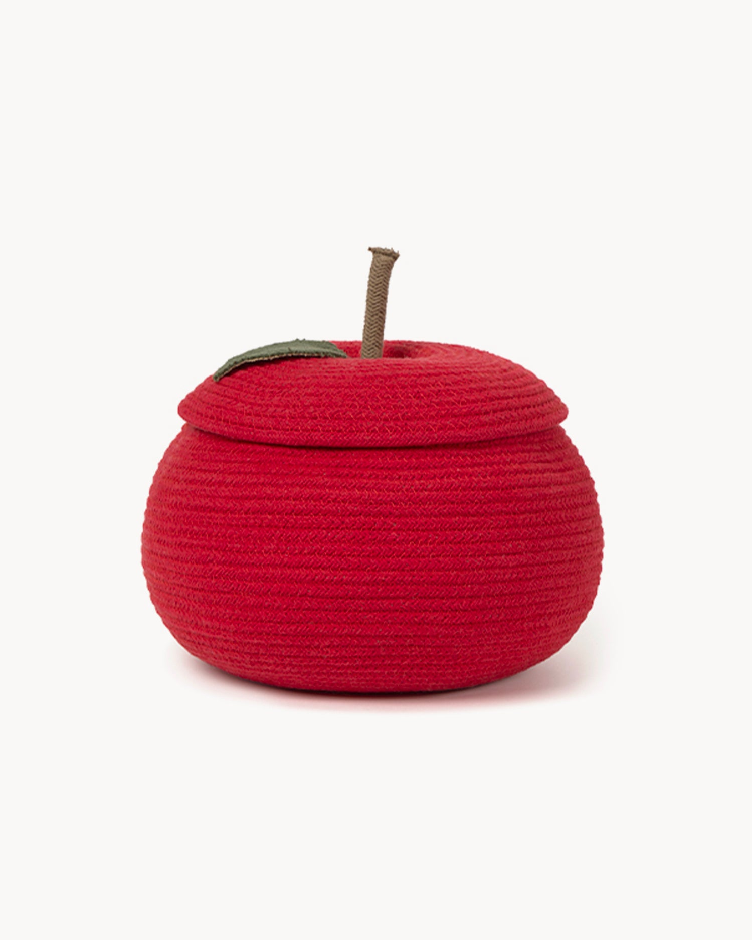 Cesto con coperchio realizzato a mano Apple