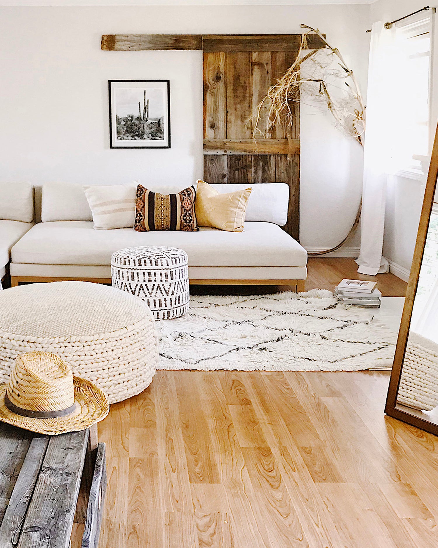 Tappeto lavabile in lana con frange realizzato a mano Berber Soul