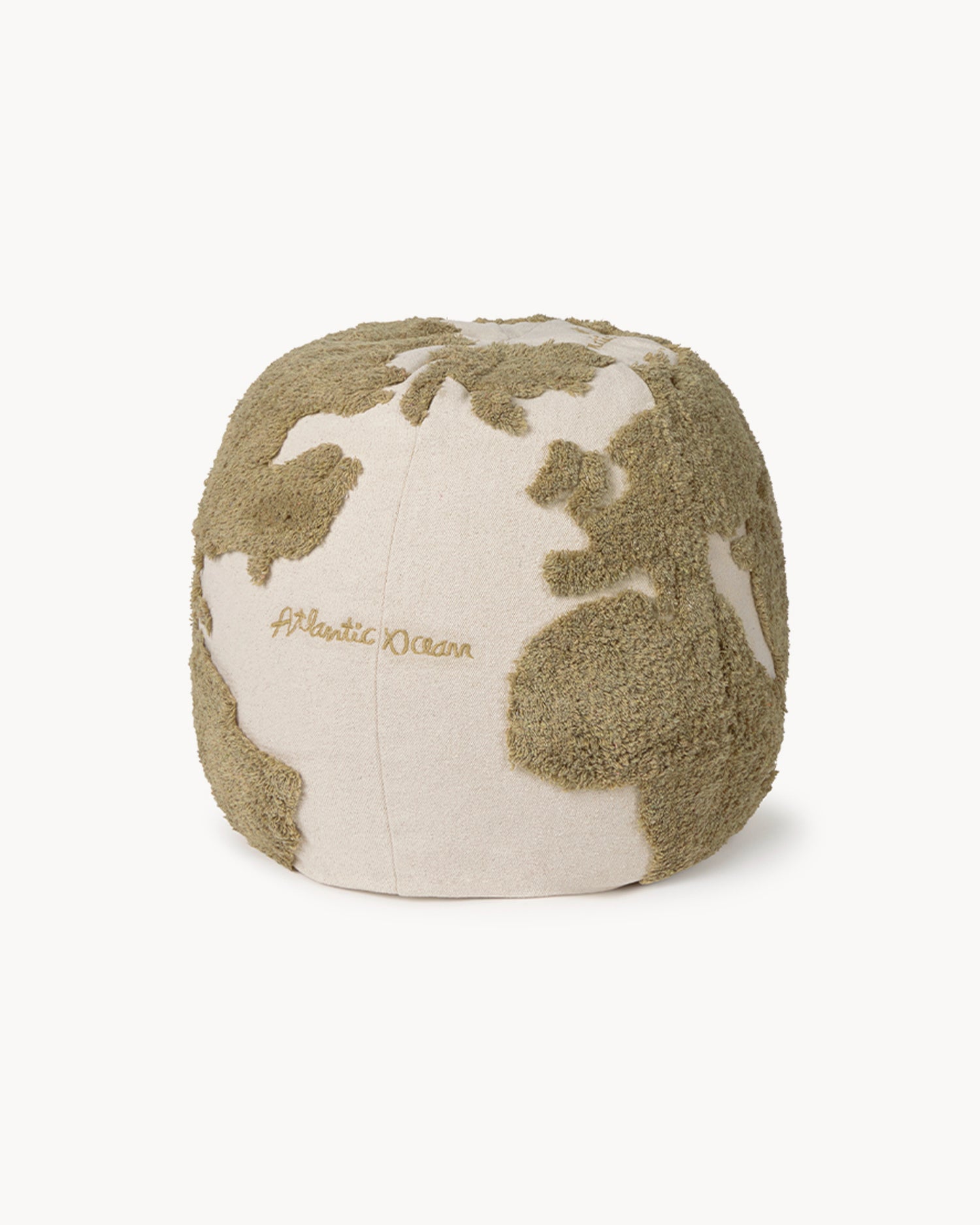 Pouf in cotone per bambini World Map