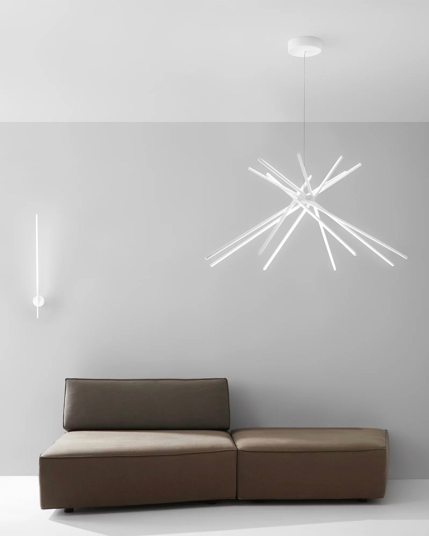 Lampada a sospensione LED in alluminio Shanghai