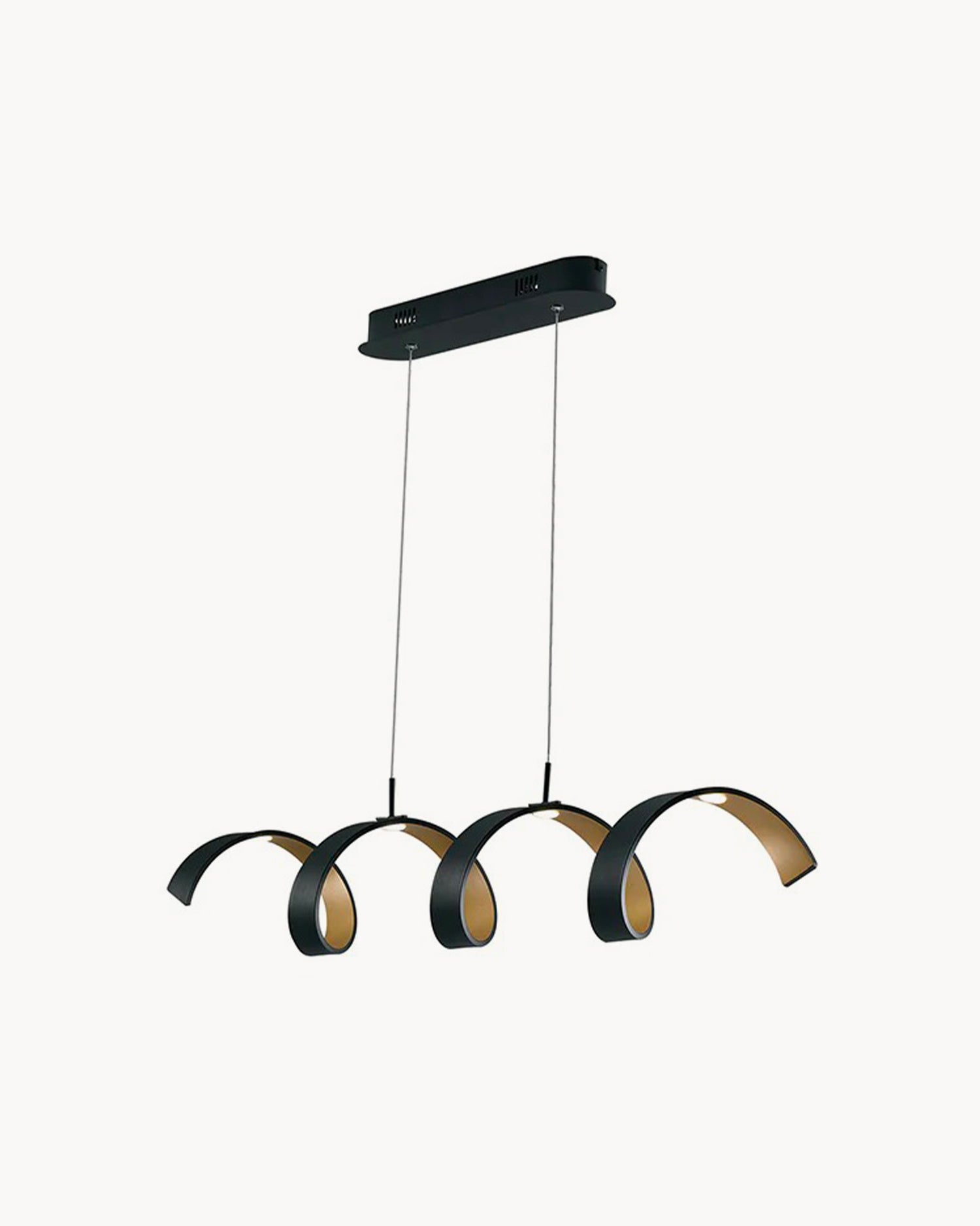 Lampada a sospensione LED in alluminio Helix