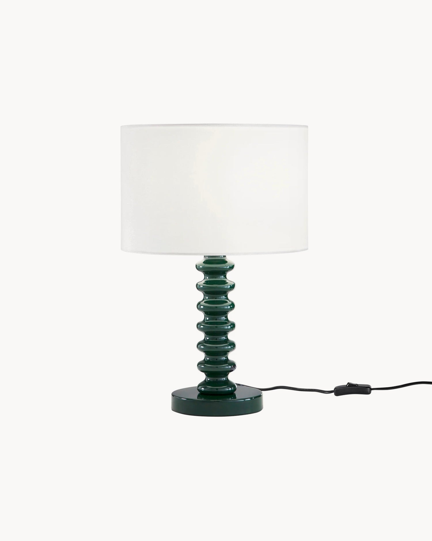 Lampada da tavolo in in velluto con base in metallo Sultan