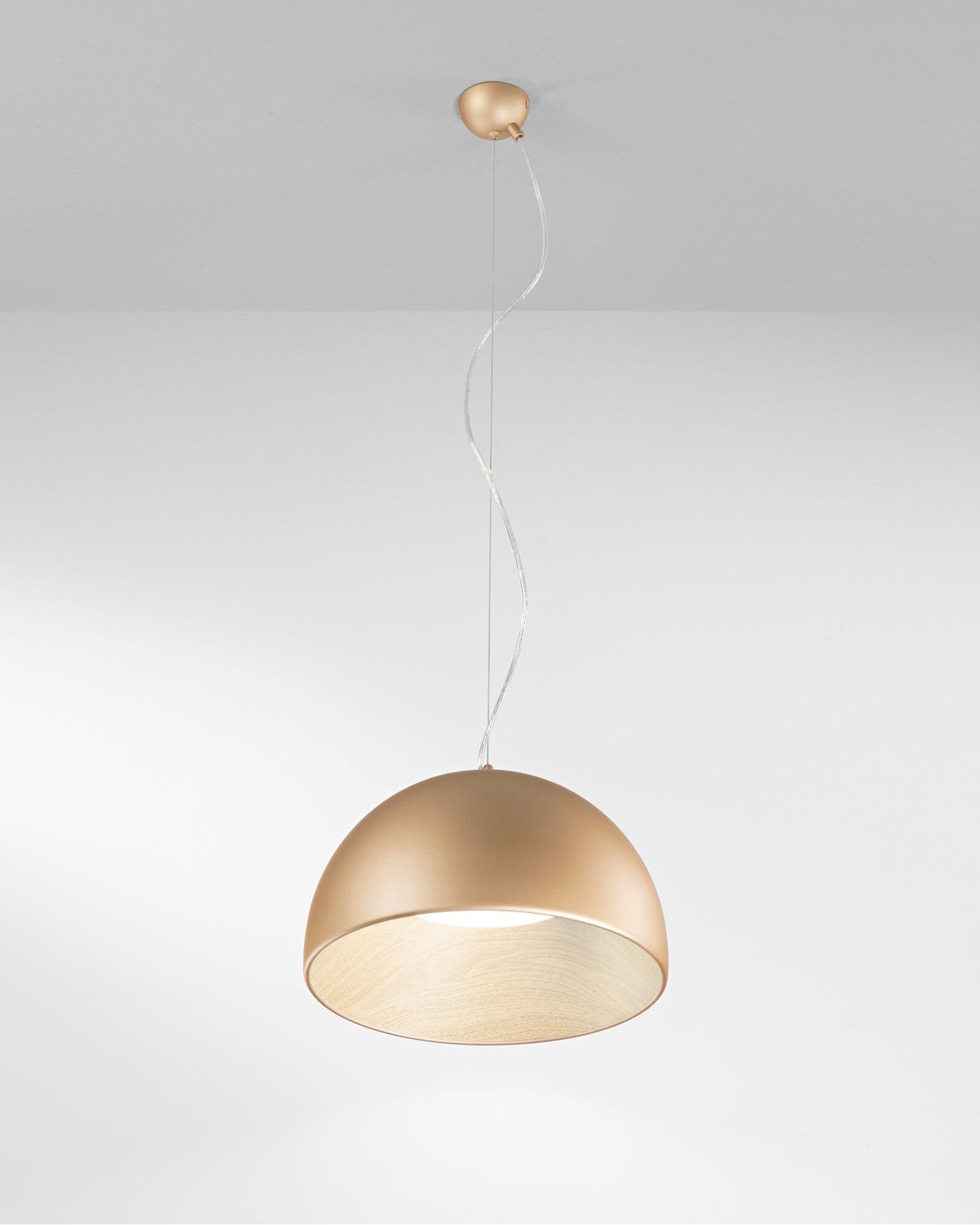 Lampada a sospensione LED in metallo Coco