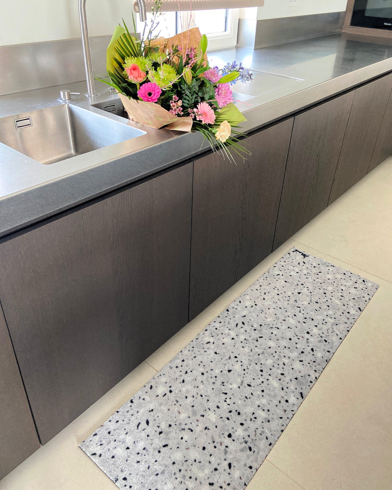 Runner con motivo terrazzo Bodhi