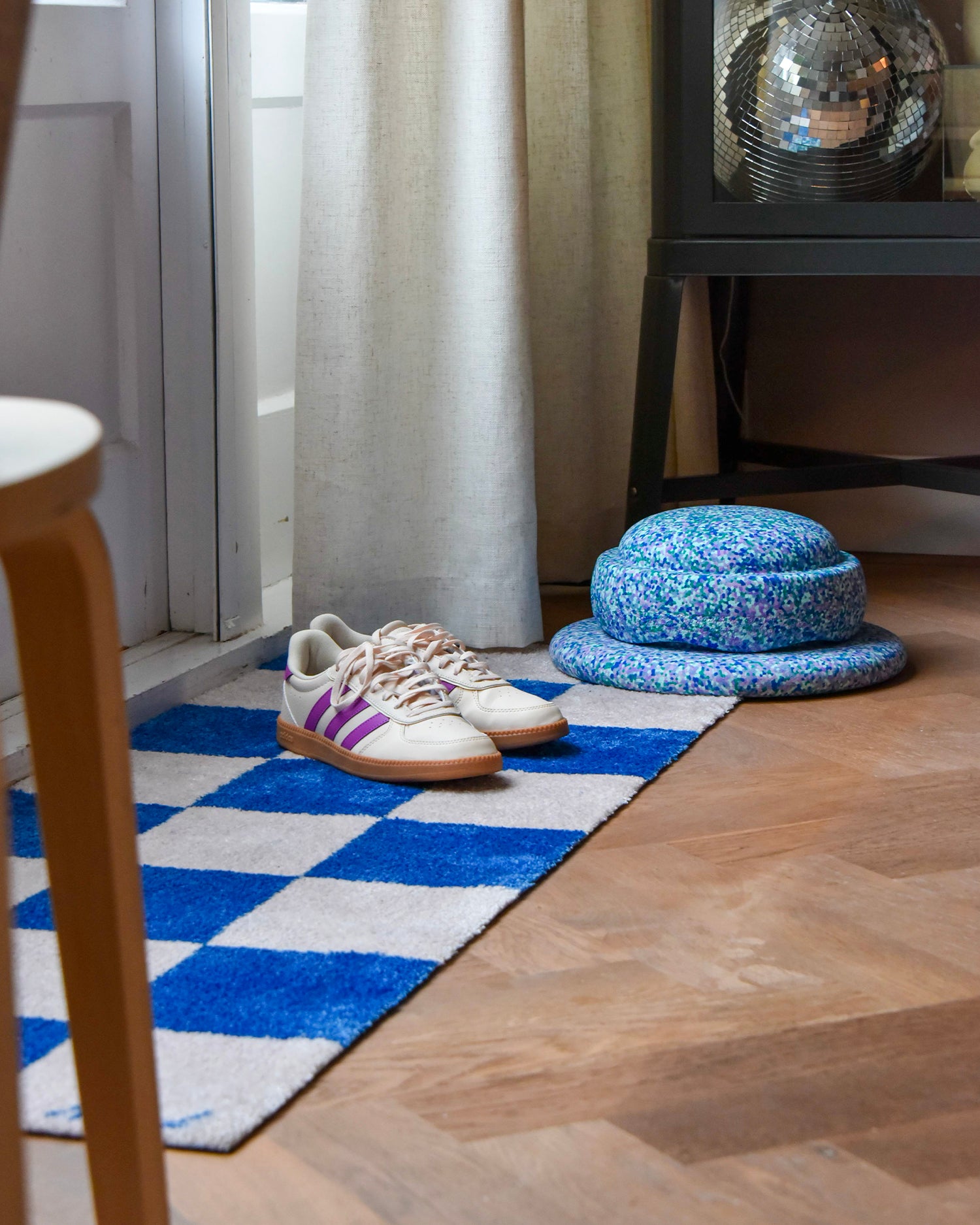 Runner con motivo a scacchi Duffy