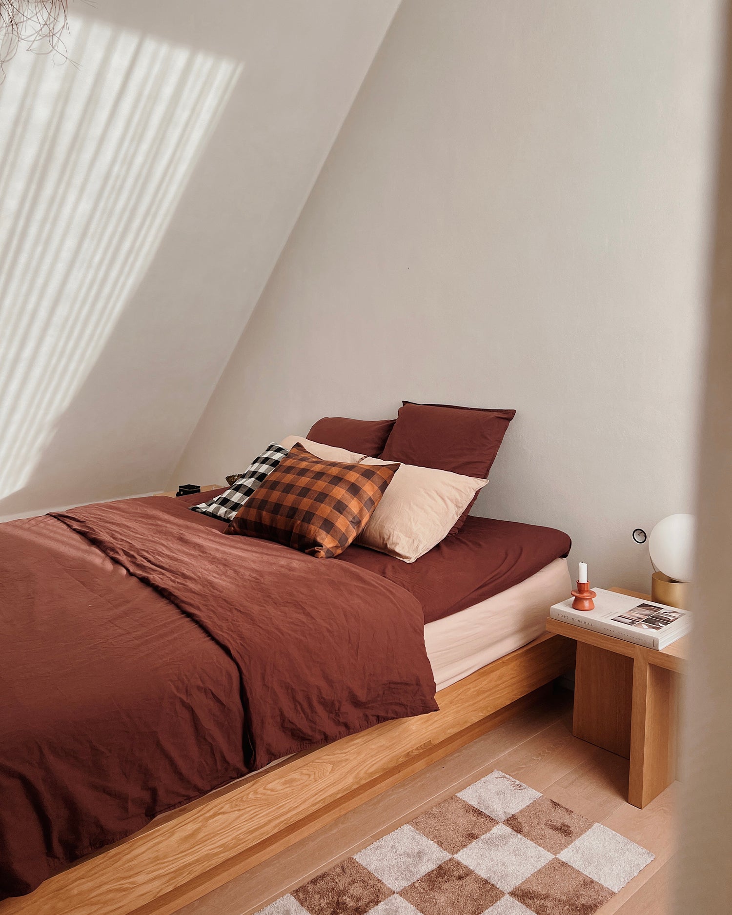 Runner con motivo a scacchi Pascal