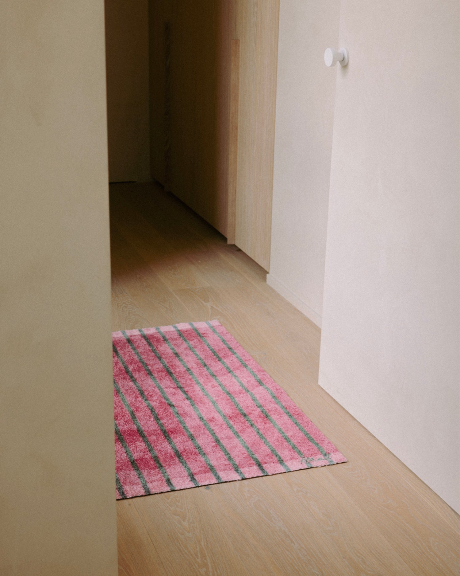 Tappeto lavabile a righe Dafne