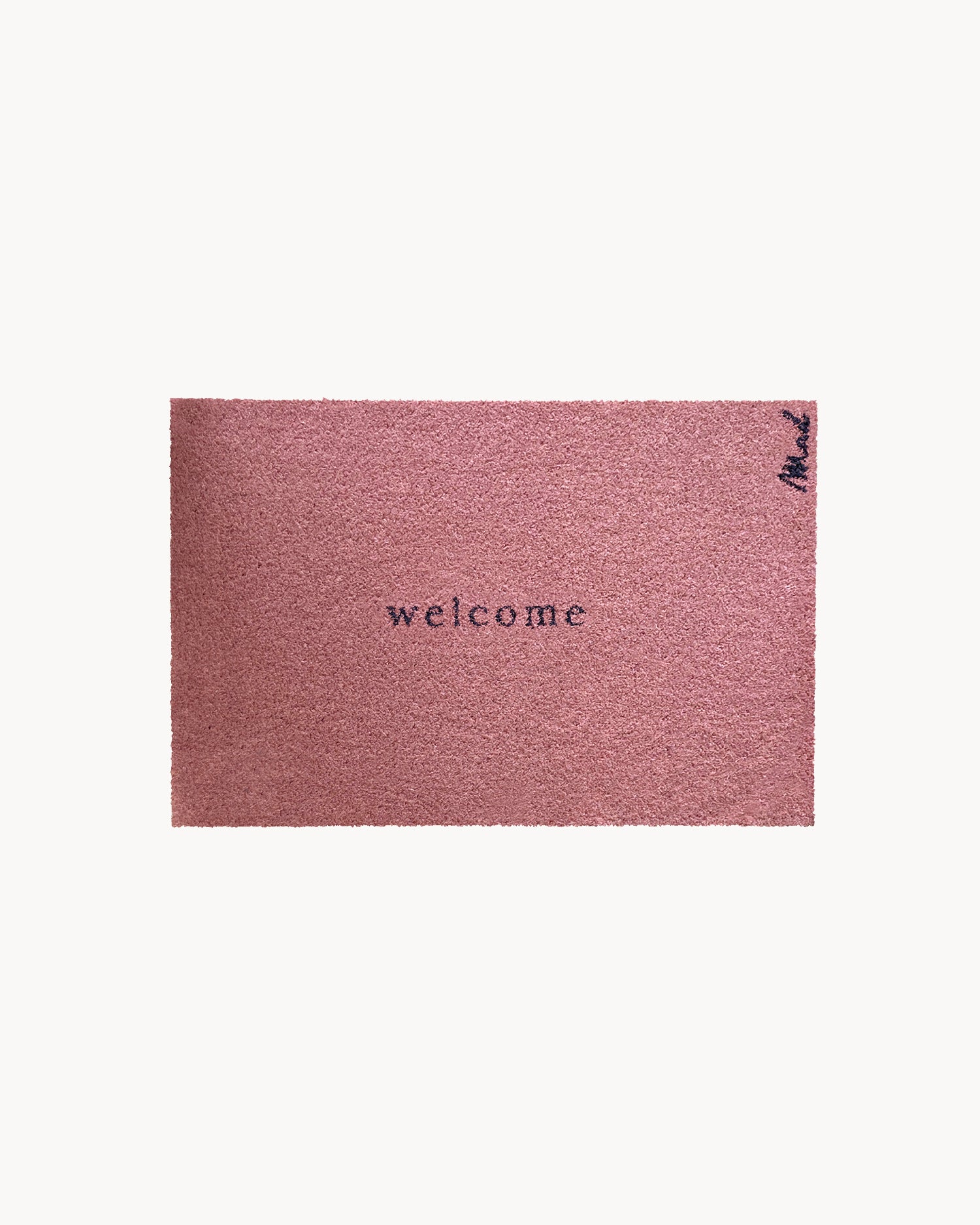 Zerbino lavabile con scritta "Welcome" Abel