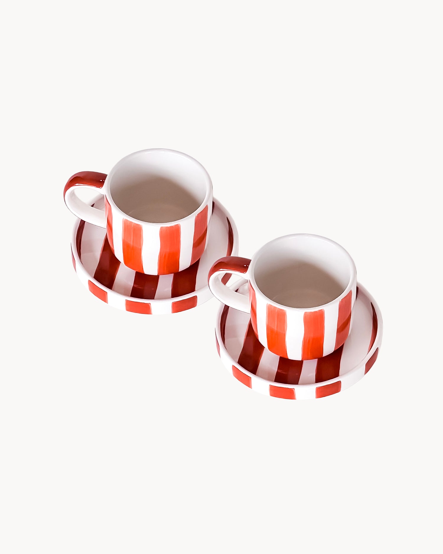 Set 2 tazzine da caffè in ceramica dipinta a mano Magazin Minori