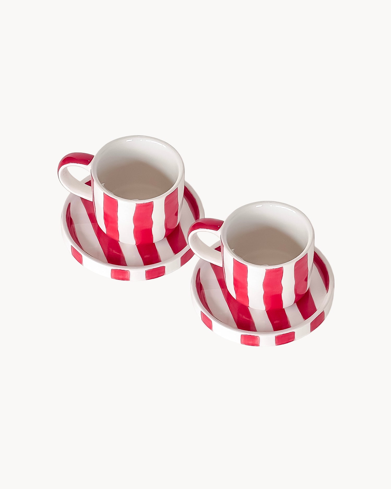 Set 2 tazzine da caffè in ceramica dipinta a mano Magazin Minori