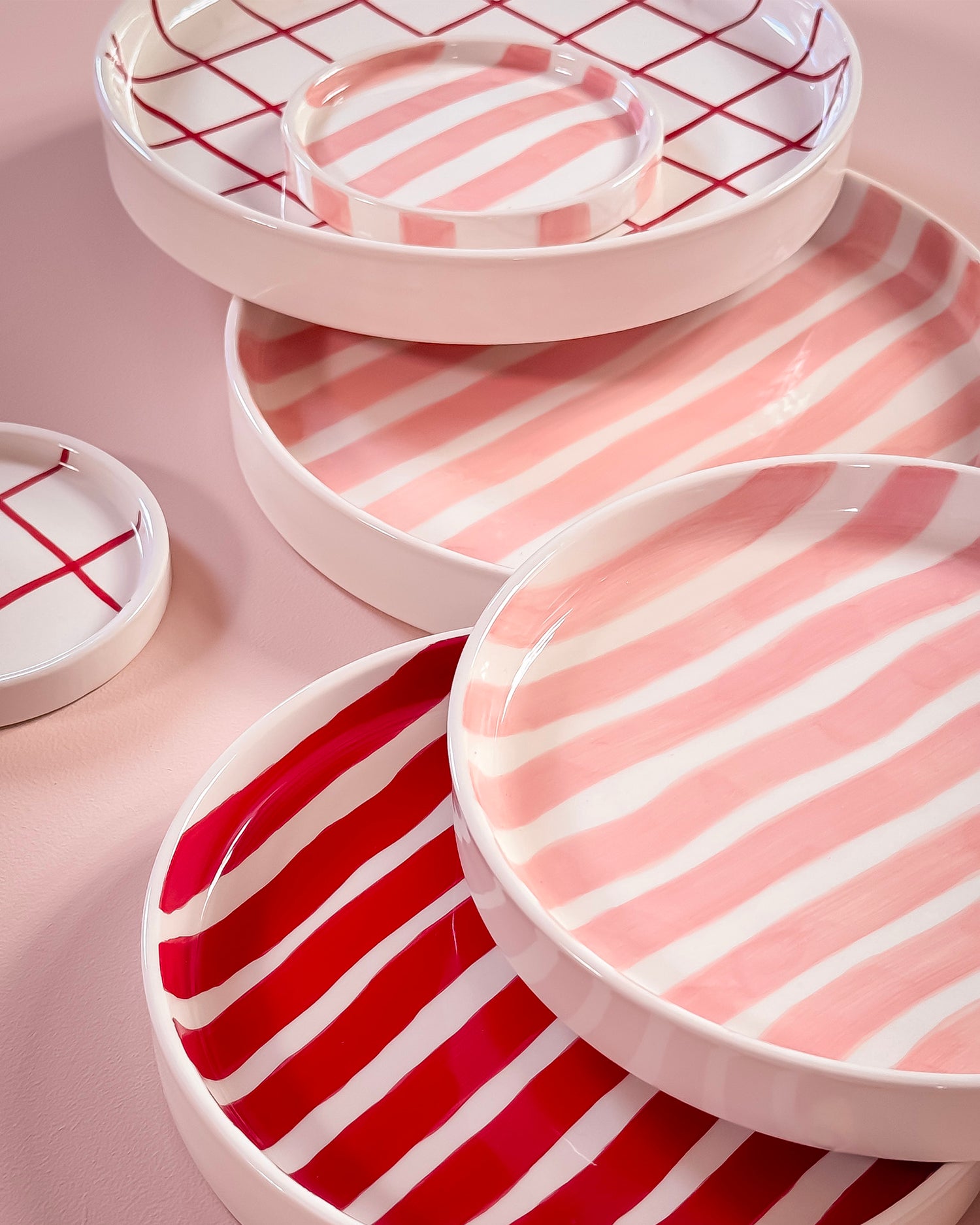 Piatto piccolo in ceramica dipinto a mano Magazin Minori