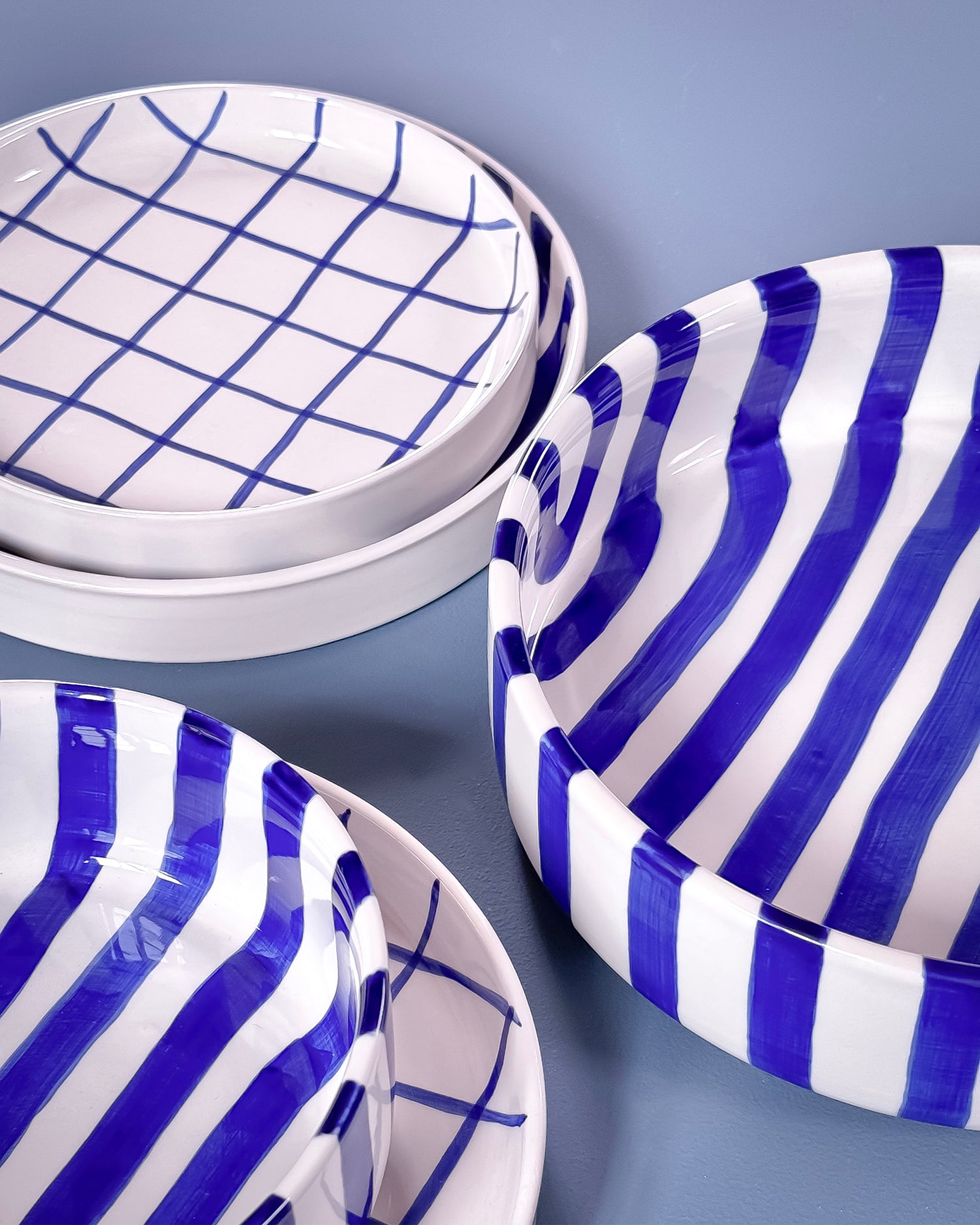 Piatto piccolo in ceramica dipinto a mano Magazin Minori