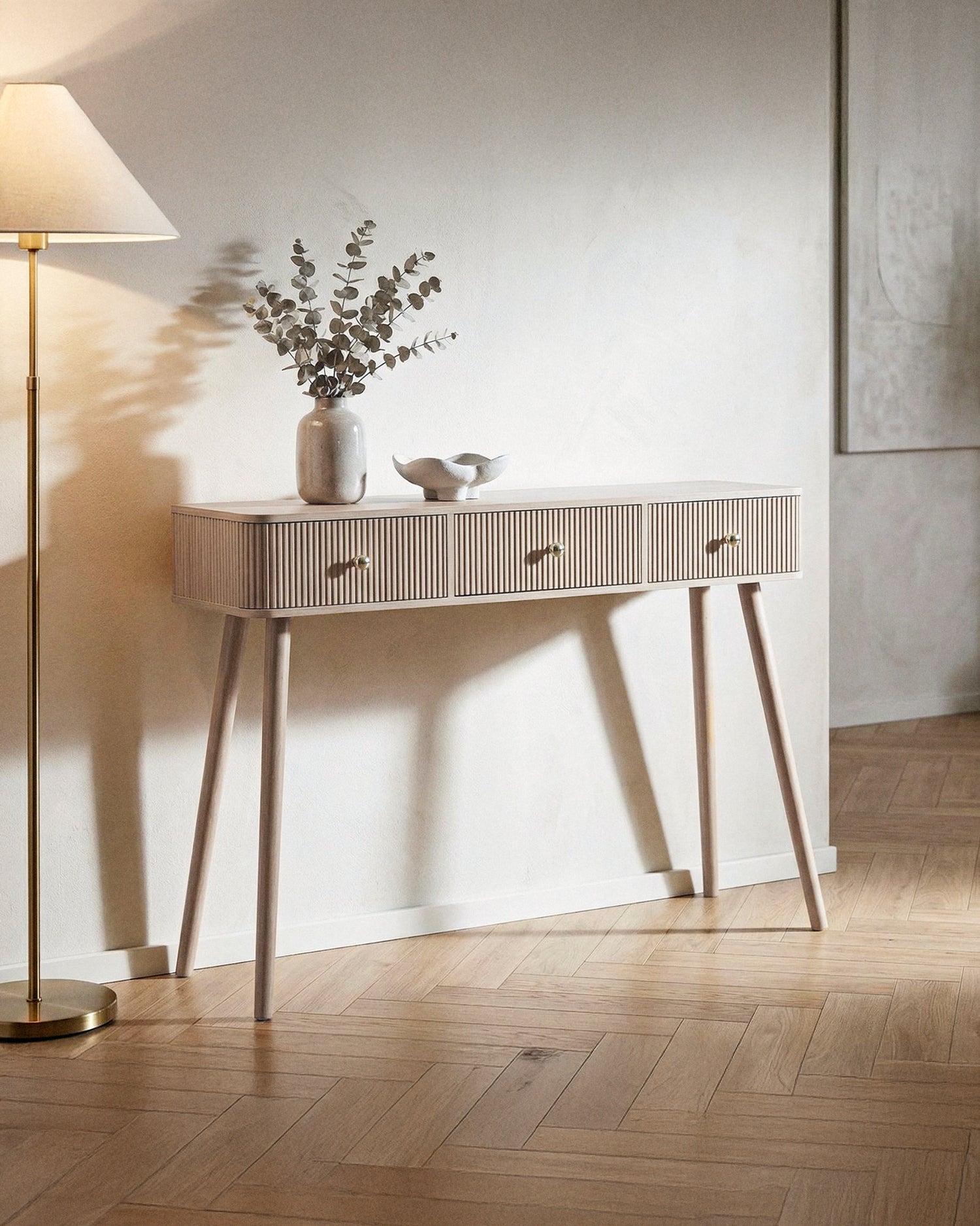 Consolle in legno di pino Shy